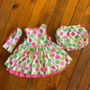 Polka Dot White Dress Size 18 Months Will Smith